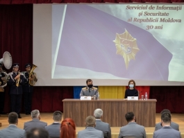 Президент Майя Санду приняла участие в праздновании 30-летия создания Службы информации и безопасности Республики Молдова