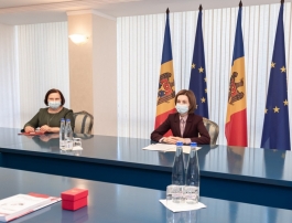 Президент Майя Санду провела беседу с ректором Университетского агентства Франкофонии