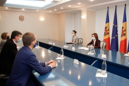 Президент Майя Санду провела встречу с депутатом Европейского Парламента Драгошем Тудораке