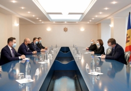 Президент Майя Санду встретилась с румынской делегацией Группы Европейской народной партии