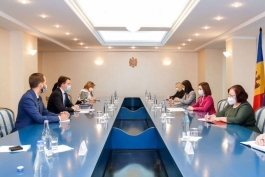 Президент Майя Санду провела встречу с членами делегации Европейского парламента в Парламентском комитете по ассоциации Европейский Союз – Республика Молдова