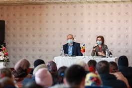 Șefa statului a discutat cu locuitorii satelor Mingir și Voinescu din raionul Hâncești