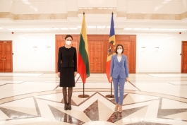 Глава государства встретилась с Председателем Сейма Литовской Республики Викторией Чмилите-Нильсен