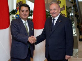 President Nicolae Timofti meets Japanese official