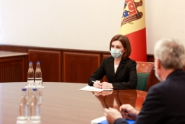 President Maia Sandu spoke with the UN Resident Coordinator in the Republic of Moldova, Simon Springett