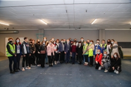 Șefa statului a vizitat două adăposturi pentru refugiați 