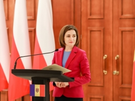 Declarația de presă a Președintei Maia Sandu după întrevederea cu Președintele Republicii Polone, Andrzej Duda
