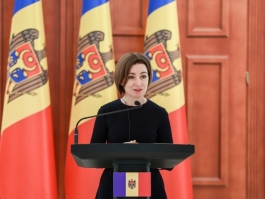 Заявление для прессы Президента Республики Молдова Майи Санду по результатам встречи с Президентом Словацкой Республики Зузаной Чапутовой