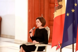 Președinta Maia Sandu: „Ne dorim ca acest război să se încheie și oamenii să nu mai fie forțați să plece de acasă”