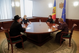Șefa statului a discutat cu Rabinul Comunității „Habad Liubavich” din Moldova