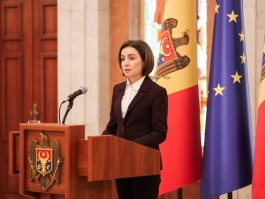 Глава государства промульгировала закон, запрещающий использование в Республике Молдова символики, пропагандирующей войну: «Молдова – мирная страна» 