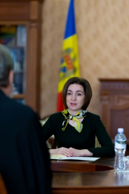 Президент Майя Санду побеседовала с митрополитами православных церквей Молдовы «Государство и Церковь должны действовать солидарно, когда речь идет о здоровье и безопасности людей» 