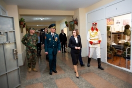 Șefa statului a participat la ceremonia aniversării a 30-a de la fondarea Marelui Stat Major al Armatei Naționale