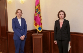 Președinta Maia Sandu s-a întâlnit cu Ambasadoarea Republicii Finlanda, Marjut Akola