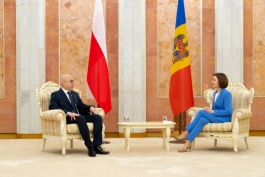 Președintele Maia Sandu a primit scrisorile de acreditare din partea ambasadorilor Poloniei, Slovaciei, Georgiei și Kazahstanului