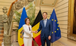 Relațiile moldo-belgiene, discutate de șefa statului cu Prim-ministrul Regatului Belgiei, Alexander De Croo
