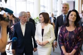 Президент Майя Санду встретилась с представителями нескольких политических групп Европейского Парламента 
