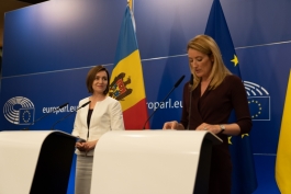 President Maia Sandu had a meeting with Roberta Metsola, President of the European Parliament