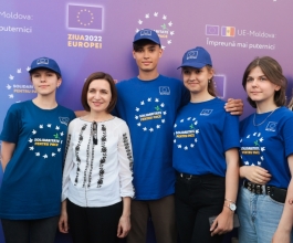 Președinta Maia Sandu: „Proiectele realizate cu sprijinul UE la Edineț și în alte localități din Moldova, contribuie la modernizarea țării noastre”