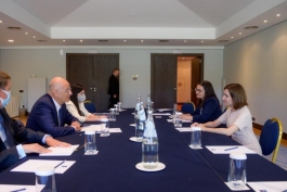 Situația de securitate din regiune, discutată de Președinta Maia Sandu și ministrul elen al Afacerilor Externe