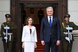 Press Statement by President Maia Sandu after the Meeting with Lithuanian President Gitanas Nauseda