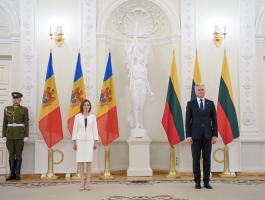 President Maia Sandu in Vilnius: "We have built strong relations between Moldova and Lithuania over 30 years and we want to develop them in the mutual benefit of our citizens”