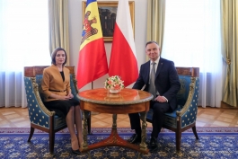 Președinta Maia Sandu, la Varșovia: „ Polonia rămâne un partener de încredere al Moldovei, cu care dorim să dezvoltăm o bună colaborare în continuare”