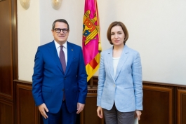 President Maia Sandu met with Eduard Raul Hellvig, director of the Romanian Intelligence Service