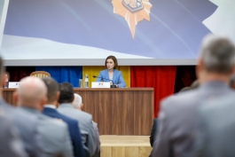 Președinta Maia Sandu, către angajații SIS: „Noile provocări de securitate trebuie tratate în mod responsabil, punând pe prim-plan țara și siguranța cetățenilor”