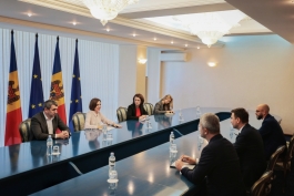 Президент Майя Санду побеседовала с руководством партии «Союз спасения Румынии»