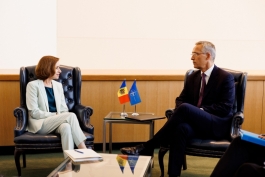 Глава государства провела встречу с Генеральным секретарем НАТО Йенсом Столтенбергом