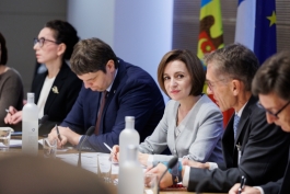 Президент Майя Санду побеседовала с представителями ряда французских компаний, заинтересованных в молдавском рынке