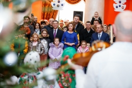 Șefa statului a participat la serbarea de Crăciun organizată pentru copiii militarilor și ai angajaților civili ai Armatei Naționale