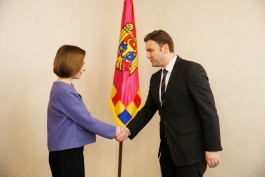 Președinta Maia Sandu s-a întâlnit cu Președintele în exercițiu al OSCE, Bujar Osmani