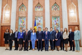 Noul cabinet de miniștri a depus jurământul în fața Președintei Republicii Moldova, Maia Sandu
