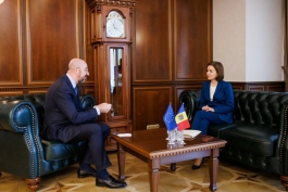 The head of state had a meeting with the President of the European Council, Charles Michel