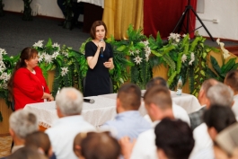 Президент Майя Санду посетила район Единец