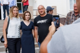 Președinta Maia Sandu a vizitat raionul Edineț