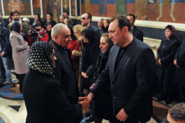 President attends wake of Moldovan jounalist