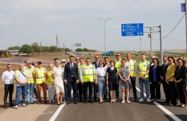 Президент Майя Санду приняла участие в торжественном открытии нового участка скоростной автомагистрали М3 Кишинэу - Джюрджюлешть
