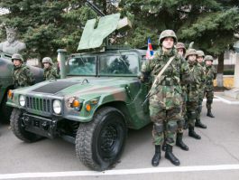 National Army receives military equipment from US government