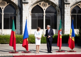 Președinta Maia Sandu, în vizita oficială din Portugalia: „Președintele Rebelo de Sousa a declarat că susține visul european al Republicii Moldova”  