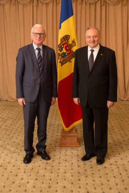 Moldovan president meets German foundation's chairman