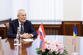 Президент Майя Санду приняла в Кишиневе Президента Австрии и Президента Словении
