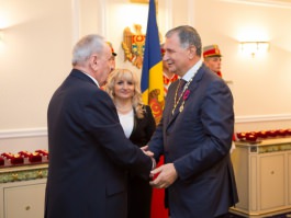 Președintele Republicii Moldova, Nicolae Timofti, a acordat distincții de stat unui grup de cetățeni