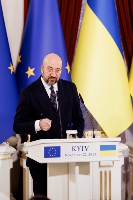 La Kyiv, Președinta Maia Sandu a discutat cu președinții Zelenskyy și Michel despre viitorul comun în UE