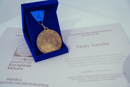 Mesajul Președintei Maia Sandu la Gala de decernare a premiului „Timișoara pentru Valori Europene”