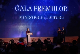 Șefa statului, la Gala premiilor culturii: „Dragi oameni de cultură, vă mulțumesc pentru contribuția pe care o aveți” 