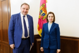 Președinta Maia Sandu s-a întâlnit cu ambasadorul Republicii Cehe Stanislav Kázecký