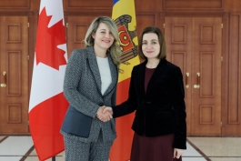 Президент Майя Санду встретилась с министром иностранных дел Канады Мелани Жоли